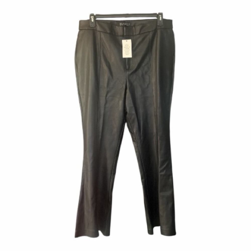 Eloquii Black Faux Leather Pants Women’s Size 18 - Picture 2 of 7